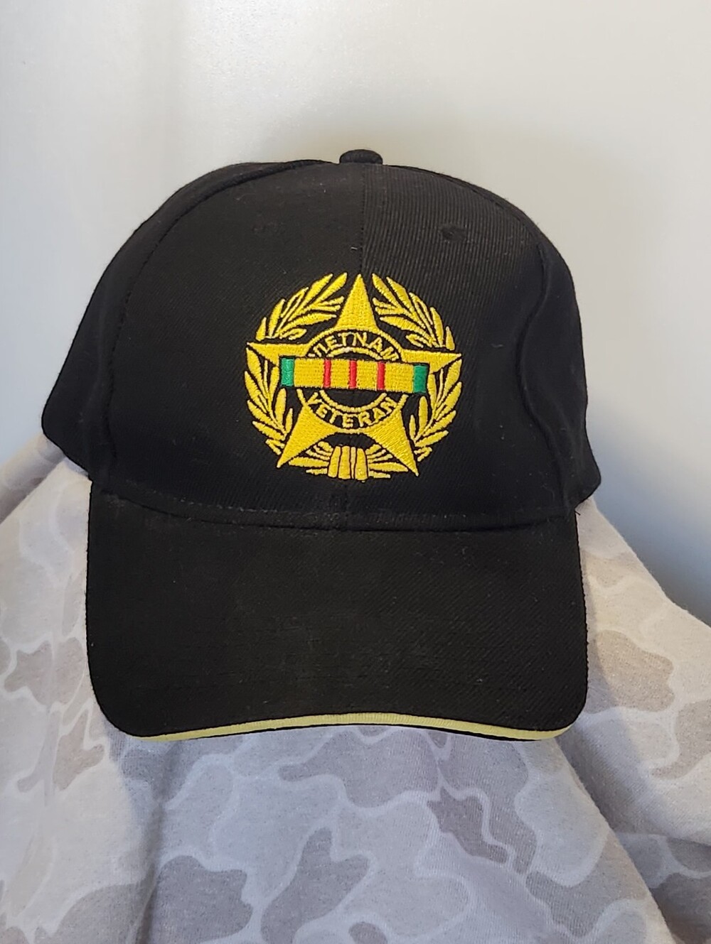 Vietnam Veteran Hat Time To Honor Flag Embroidered
